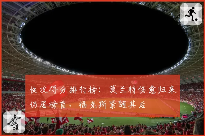 快攻得分排行榜：莫兰特伤愈归来仍居榜首，福克斯紧随其后