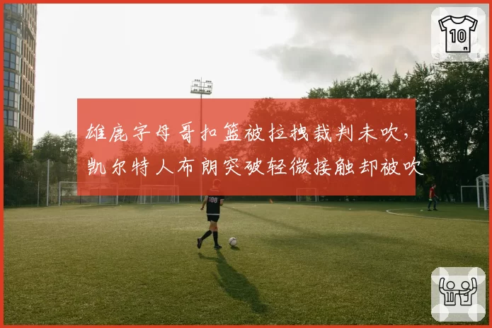 雄鹿字母哥扣篮被拉拽裁判未吹，凯尔特人布朗突破轻微接触却被吹阻挡犯规