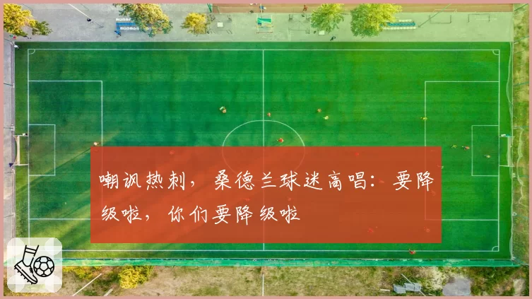 嘲讽热刺，桑德兰球迷高唱：要降级啦，你们要降级啦